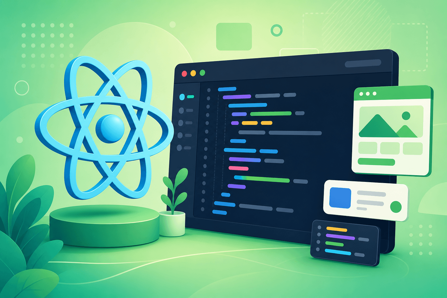 ภาพปก เริ่มต้น React สำหรับมือใหม่ ตั้งแต่ศูนย์ถึงสร้างเว็บได้จริง