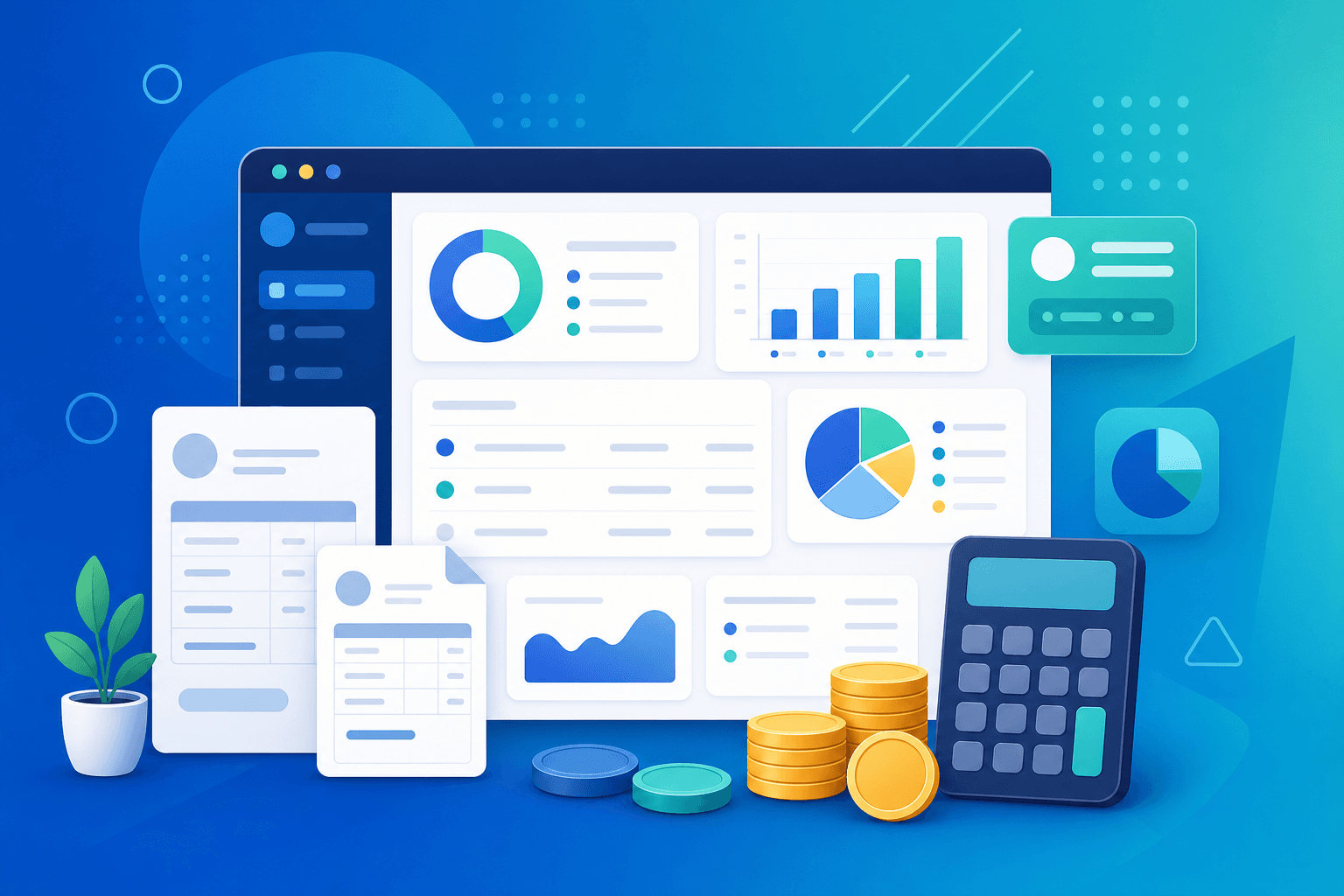 โลโก้ FlowBooks — ระบบบัญชีออนไลน์สำหรับ SME