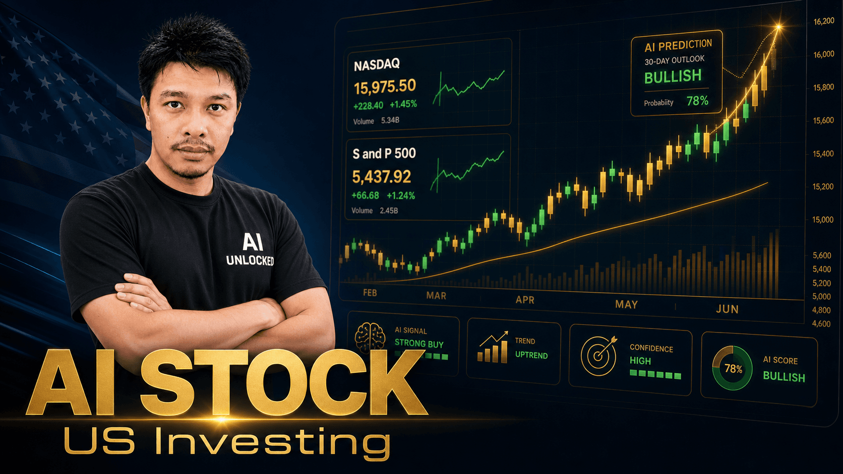 วิดีโอแนะนำ · ลงทุนหุ้นสหรัฐด้วย AI