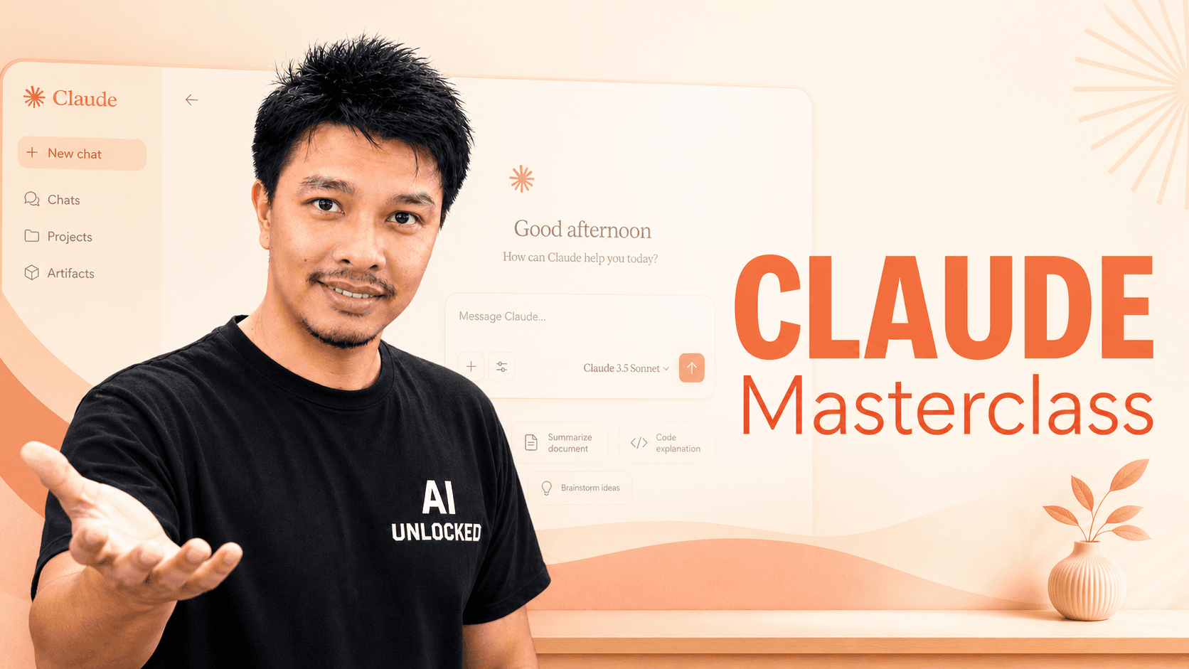 วิดีโอแนะนำ · Claude Masterclass เรียนครั้งเดียว ใช้ได้ทุกสายงาน